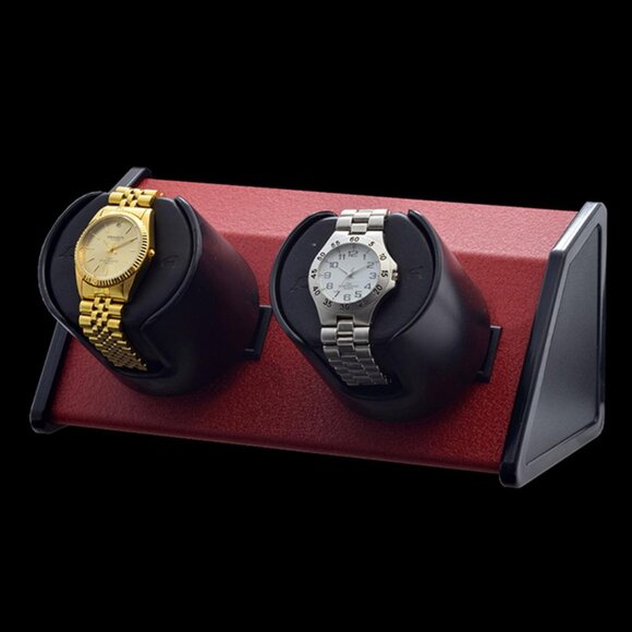Orbita Double Sparta Bold Rotorwind Watch Winder in Red Bold Color